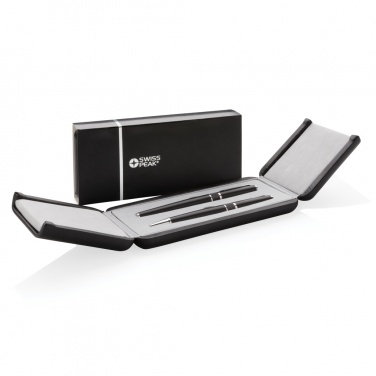 Logo trade business gifts image of: Swiss Peak deluxe pen set