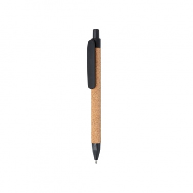 Logo trade promotional merchandise photo of: Write wheatstraw and cork pen