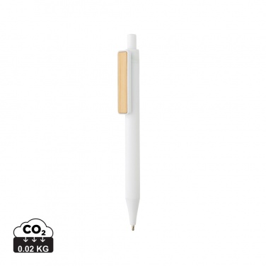Logo trade promotional gifts picture of: GRS RABS pen with bamboo clip