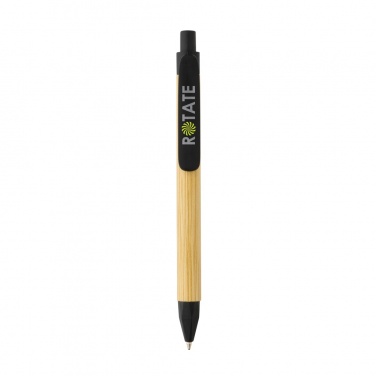 Logotrade promotional merchandise image of: Write responsible recycled paper barrel pen