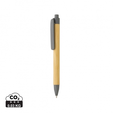 Logotrade advertising products photo of: Write responsible recycled paper barrel pen