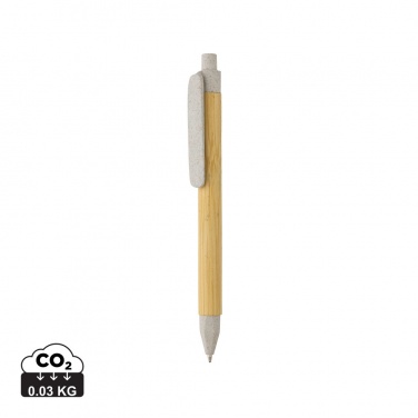 Logotrade promotional giveaway picture of: Write responsible recycled paper barrel pen