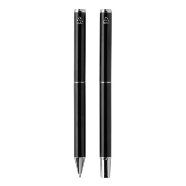 Logotrade promotional item image of: Swiss Peak Cedar RCS certified recycled aluminum pen set