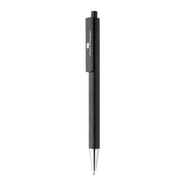 Logo trade business gifts image of: Amisk RCS certified recycled aluminum pen
