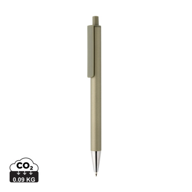 Logo trade promotional gifts picture of: Amisk RCS certified recycled aluminum pen