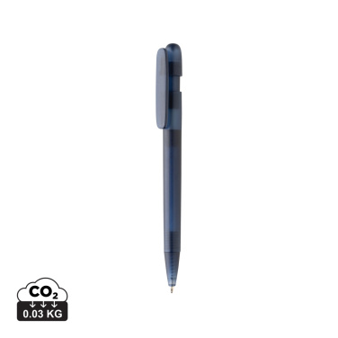 Logotrade promotional product image of: Devin GRS certified RABS pen transparent