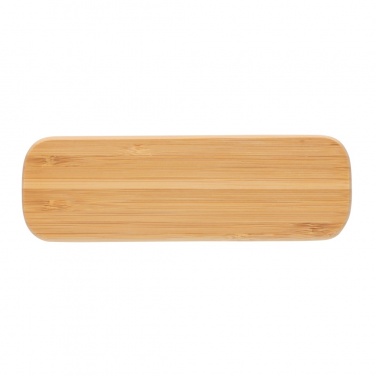Logo trade promotional gifts image of: Bamboo pen in box