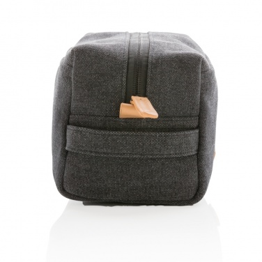 Logo trade promotional products picture of: Canvas toiletry bag PVC free