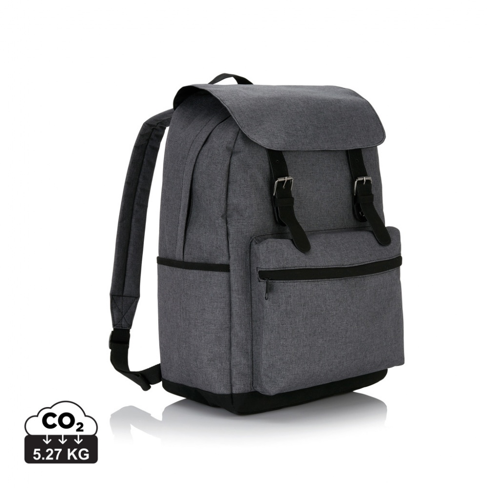 Logotrade promotional merchandise image of: Laptop backpack with magnetic buckle straps