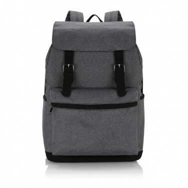 Logo trade promotional giveaways image of: Laptop backpack with magnetic buckle straps