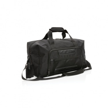 Logo trade promotional gifts picture of: Swiss Peak AWARE™ RPET Voyager weekend bag