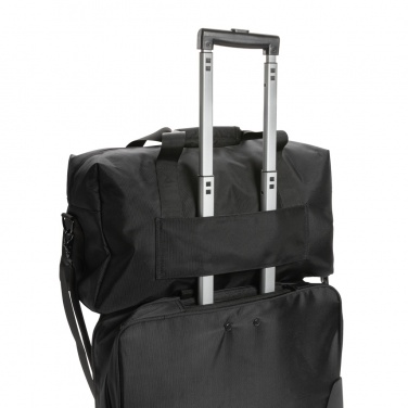 Logo trade promotional merchandise picture of: Swiss Peak AWARE™ RPET Voyager weekend bag