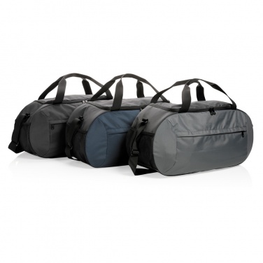Logo trade corporate gift photo of: Impact AWARE™ RPET modern sports duffel