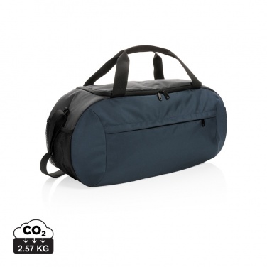 Logo trade promotional merchandise photo of: Impact AWARE™ RPET modern sports duffel
