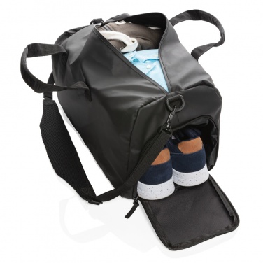 Logo trade advertising product photo of: Fashion black weekend bag PVC free