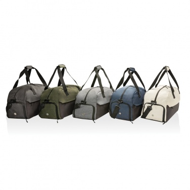 Logo trade promotional gift photo of: Kazu AWARE™ RPET basic weekend duffel