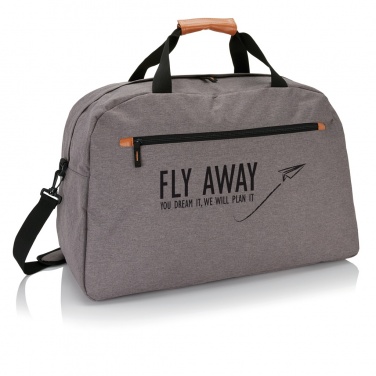 Logo trade promotional merchandise photo of: Fashion duo tone travel bag