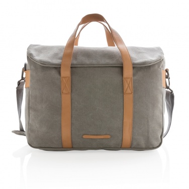 Logotrade promotional giveaway image of: Canvas laptop bag PVC free