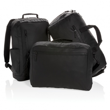Logo trade promotional gifts picture of: Fashion black 15.6" laptop bag PVC free