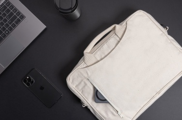Logo trade promotional items picture of: Laluka AWARE™ recycled cotton 15.4 inch laptop bag