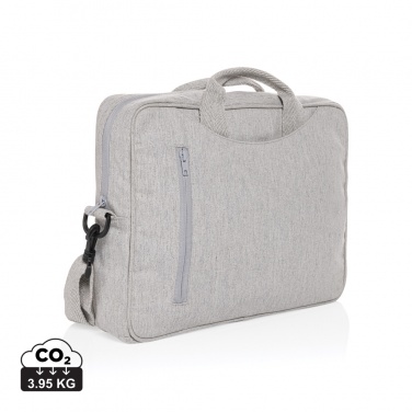 Logo trade promotional gifts picture of: Laluka AWARE™ recycled cotton 15.4 inch laptop bag