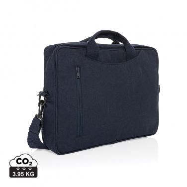 Logotrade promotional giveaway picture of: Laluka AWARE™ recycled cotton 15.4 inch laptop bag