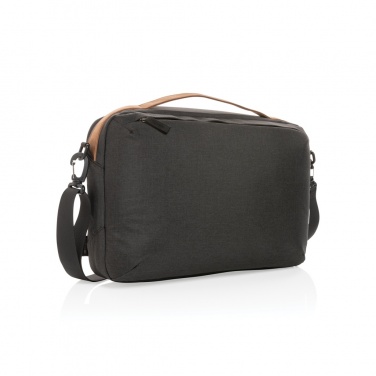 Logo trade promotional giveaway photo of: Impact AWARE™ 300D two tone deluxe 15.6" laptop bag