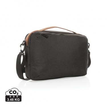 Logotrade promotional giveaways photo of: Impact AWARE™ 300D two tone deluxe 15.6" laptop bag