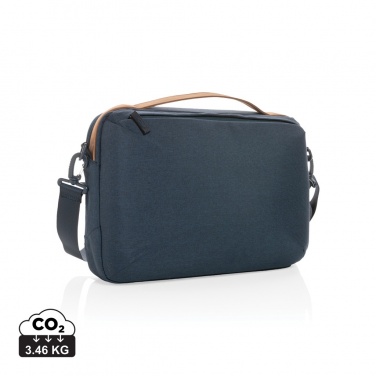 Logo trade promotional giveaways image of: Impact AWARE™ 300D two tone deluxe 15.6" laptop bag