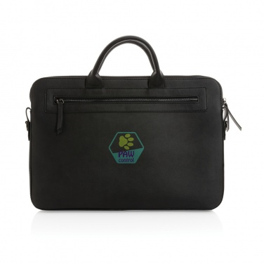 Logotrade promotional merchandise picture of: Swiss Peak GRS recycled PU 14 inch laptop bag