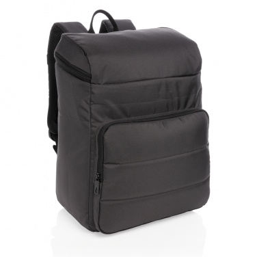 Logo trade corporate gifts image of: Impact AWARE™ RPET cooler backpack