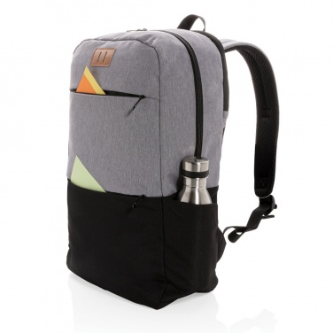 Logo trade promotional items picture of: Modern 15.6" USB & RFID laptop backpack PVC free