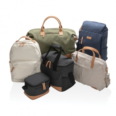 Logo trade promotional giveaway photo of: Impact AWARE™ 16 oz. recycled canvas backpack