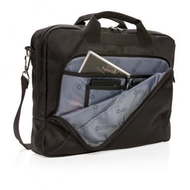 Logo trade business gifts image of: Deluxe 15” laptop bag