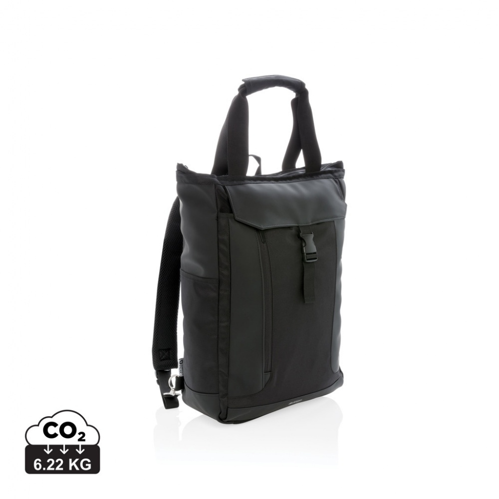 Logo trade promotional products picture of: Swiss Peak RFID 15" laptop totepack PVC free