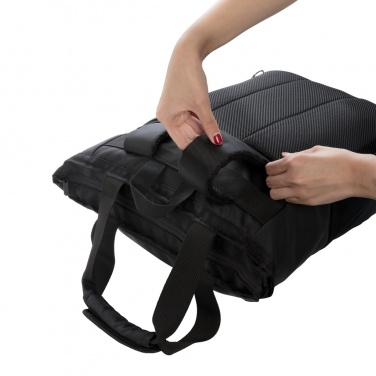 Logotrade advertising products photo of: Swiss Peak RFID 15" laptop totepack PVC free