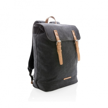Logo trade promotional items picture of: Canvas laptop backpack PVC free