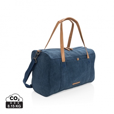 Logo trade promotional gifts picture of: Canvas travel/weekend bag PVC free