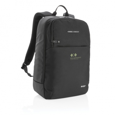Logo trade corporate gift photo of: Swiss Peak laptop backpack with UV-C steriliser pocket
