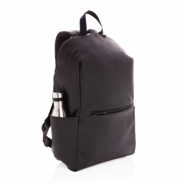 Logotrade promotional merchandise photo of: Smooth PU 15.6"laptop backpack