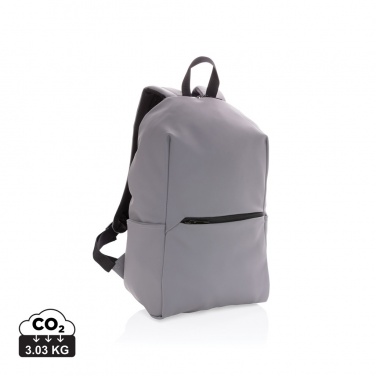 Logo trade business gift photo of: Smooth PU 15.6"laptop backpack