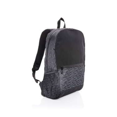 Logotrade promotional item image of: AWARE™ RPET Reflective laptop backpack