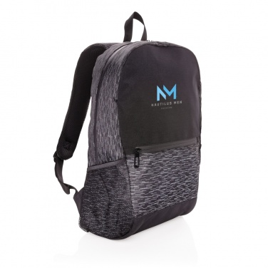 Logo trade promotional merchandise picture of: AWARE™ RPET Reflective laptop backpack