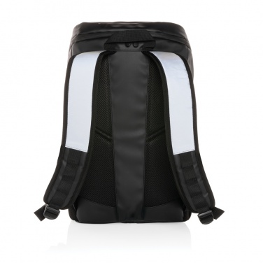 Logotrade advertising product picture of: PU high visibility easy access 15.6" laptop backpack
