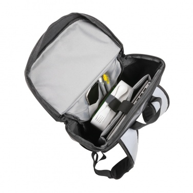 Logo trade corporate gifts picture of: PU high visibility easy access 15.6" laptop backpack