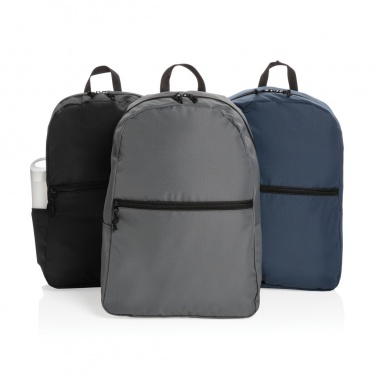 Logo trade promotional giveaways image of: Impact AWARE™ RPET lightweight backpack