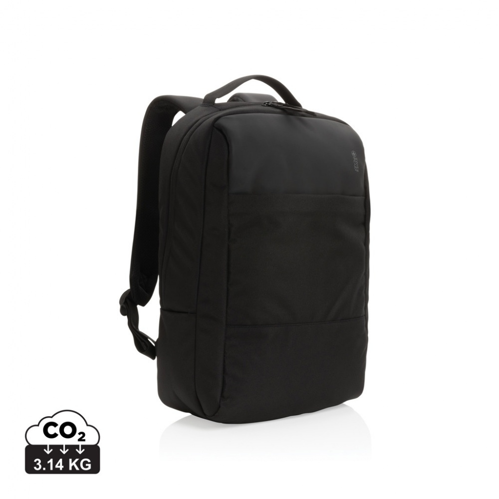 Logo trade promotional merchandise image of: Swiss Peak AWARE™ RPET 15.6 inch day pack