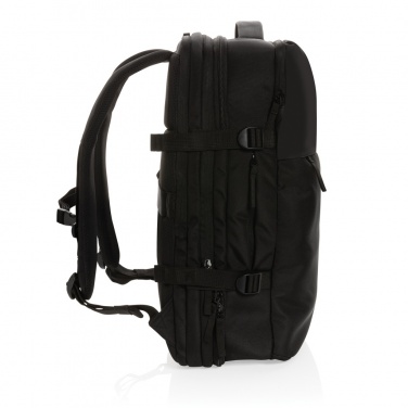 Logo trade business gifts image of: Swiss Peak AWARE™ RPET 15.6' expandable weekend backpack