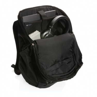 Logotrade advertising product picture of: Swiss Peak AWARE™ RPET 15.6 inch business backpack