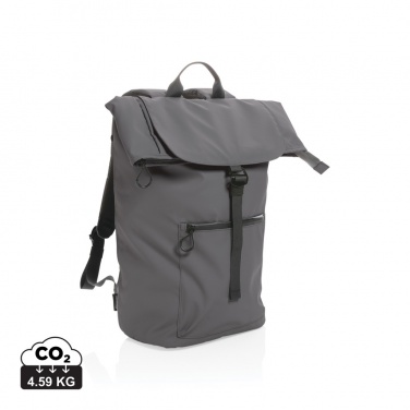 Logo trade promotional products picture of: Impact AWARE™ RPET water resistant 15.6" laptop backpack